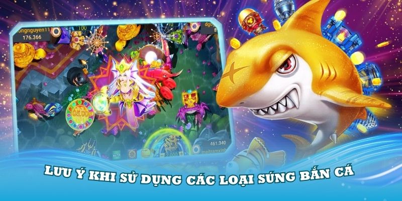 Một số lưu ý khi sử dụng các loại súng bắn cá